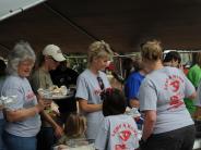 Friends and Family at the Town Clean Up