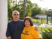 Family and Friends Gathered Around for the Town Clean Up