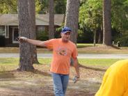 Family and Friends Gathered Around for the Town Clean Up