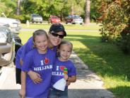 Family and Friends Gathered Around for the Town Clean Up