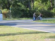 Family and Friends Gathered Around for the Town Clean Up