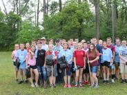 Friends and Family Gather Around for the Town Clean Up