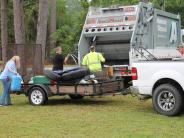 Friends and Family Gather Around for the Town Clean Up