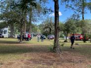 Friends and Family Gather Around for the Town Clean Up