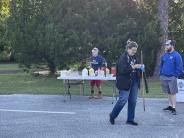 Friends and Family Gather Around for the Town Clean Up