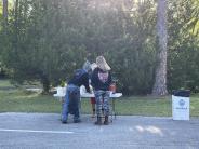 Friends and Family Gather Around for the Town Clean Up